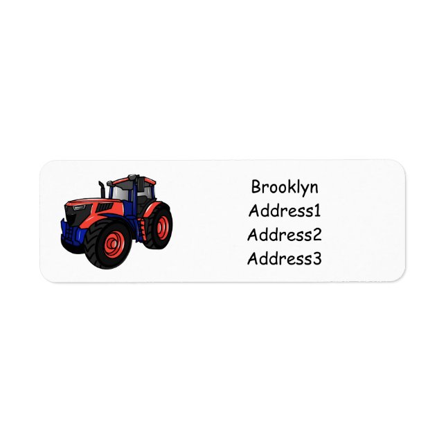 Tractor cartoon illustration (Front)