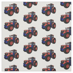Tractor cartoon illustration fabric