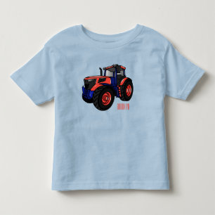Tractor cartoon illustration toddler t-shirt