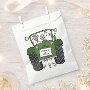 Tractor Country Wedding Favour Bag