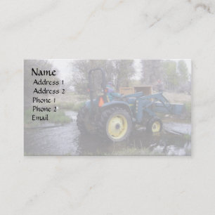 Tractor Creek Clearing Business Card