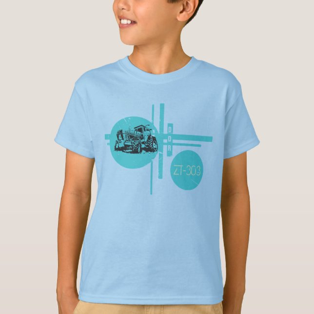 tractor design DDR. T-Shirt (Front)