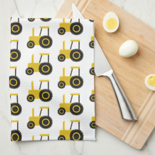 Tractor Design Kitchen Towel