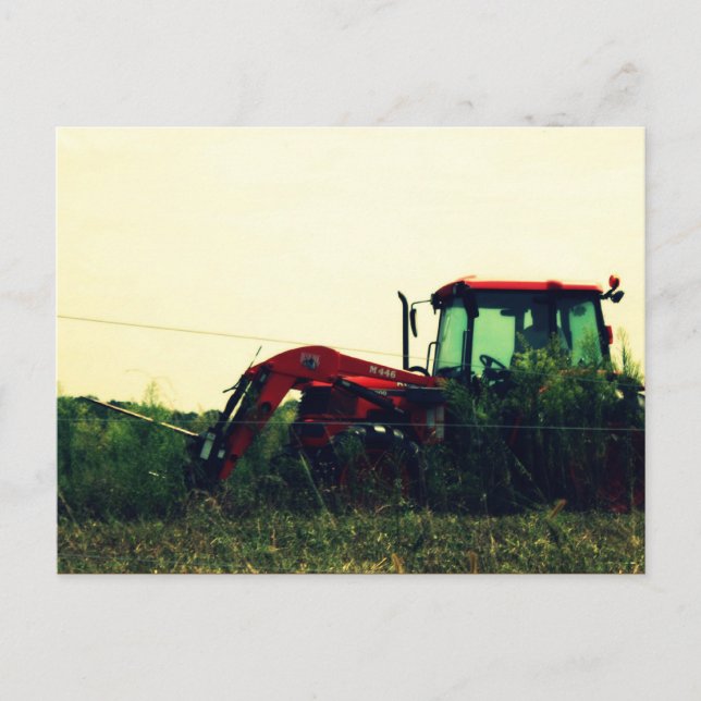 Tractor Dover Church Road Postcard (Front)