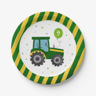 Tractor Farm Barnyard Birthday Party Paper Plates