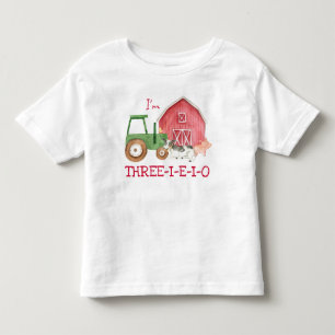 Tractor Farm Three-I-E-I-O T-Shirt