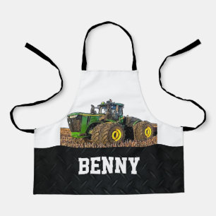 Tractor Farming Equipment Tillage Farmer Kids Apron