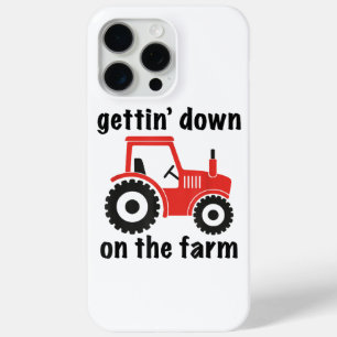 Tractor Getting Down on the Farm Country Barn Danc iPhone 15 Pro Max Case