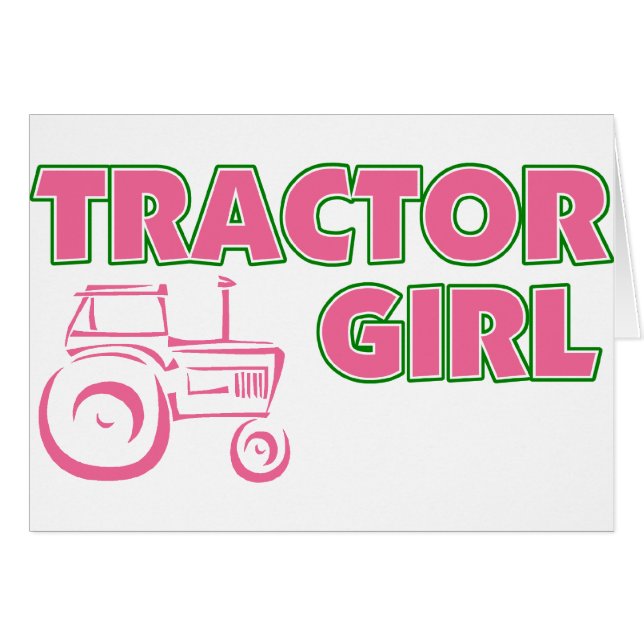 Tractor Girl (Front Horizontal)