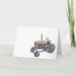 Tractor Greeting Card
