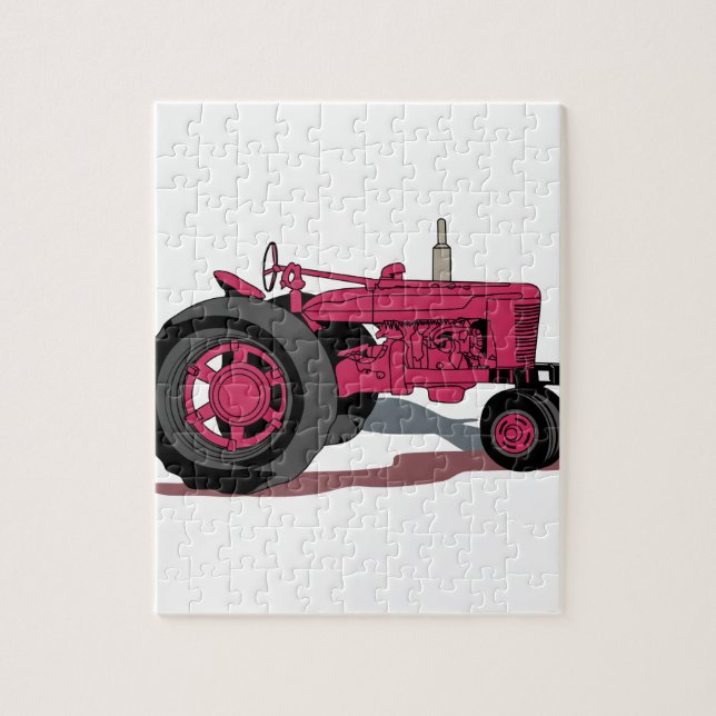 Tractor Jigsaw Puzzle (Vertical)