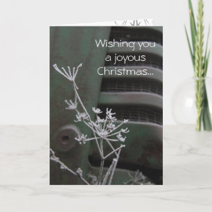 Tractor Joyous Christmas Card