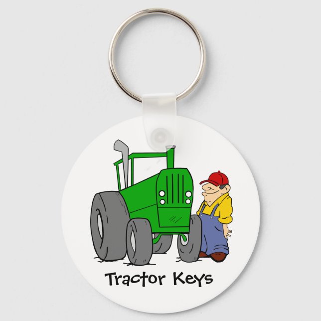 Tractor Keys Keychain (Front)