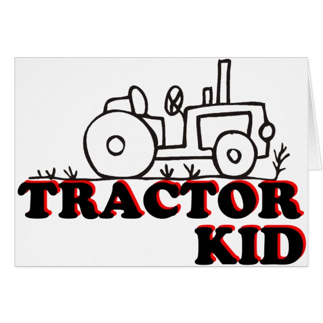 Tractor Kid (Front Horizontal)