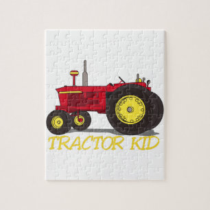 Tractor Kid Jigsaw Puzzle