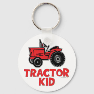 Tractor Kid Keychain
