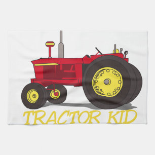 Tractor Kid Kitchen Towel