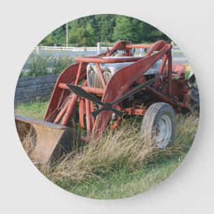 tractor large clock