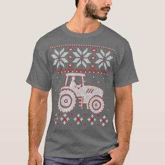 Tractor Lover Ugly Christmas Sweater, Farmer Farmi T-Shirt