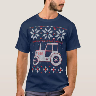 Tractor Lover Ugly Christmas Sweater, Farmer Farmi T-Shirt