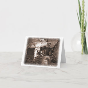 Tractor notecard