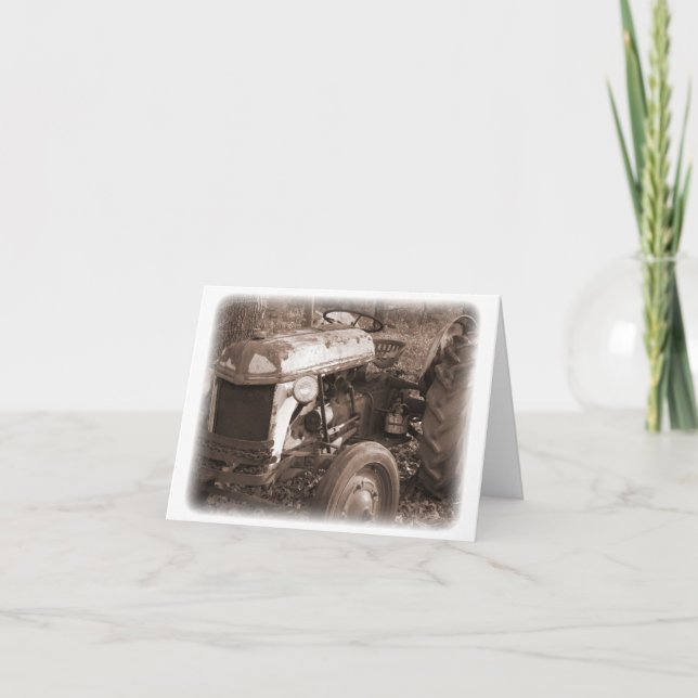 Tractor notecard (Front)