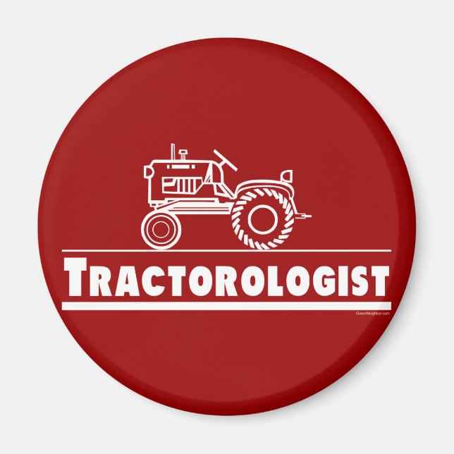 Tractor Ologist RED Magnet (Front)