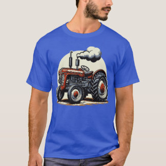 Tractor Pixel Art - print T-Shirt