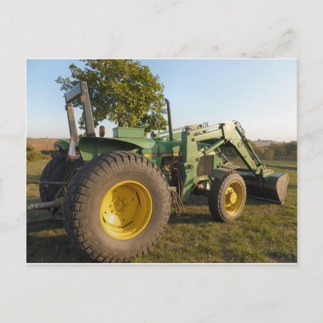 Tractor Postcard (Front)