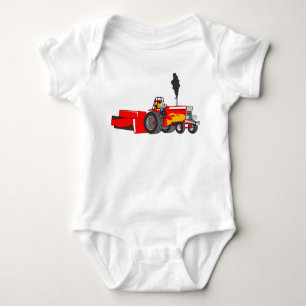 Tractor Pulling Baby Bodysuit