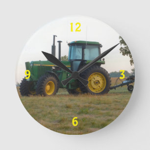 Tractor Round Clock