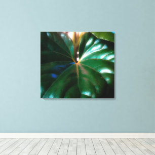 Tractor Seat Plant Canvas Print