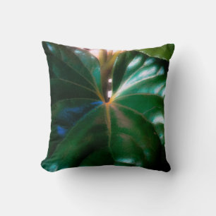 Tractor Seat Plant Throw Pillow