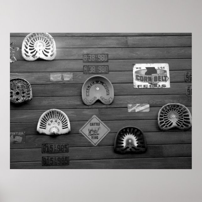 Tractor Seat Poster (Front)