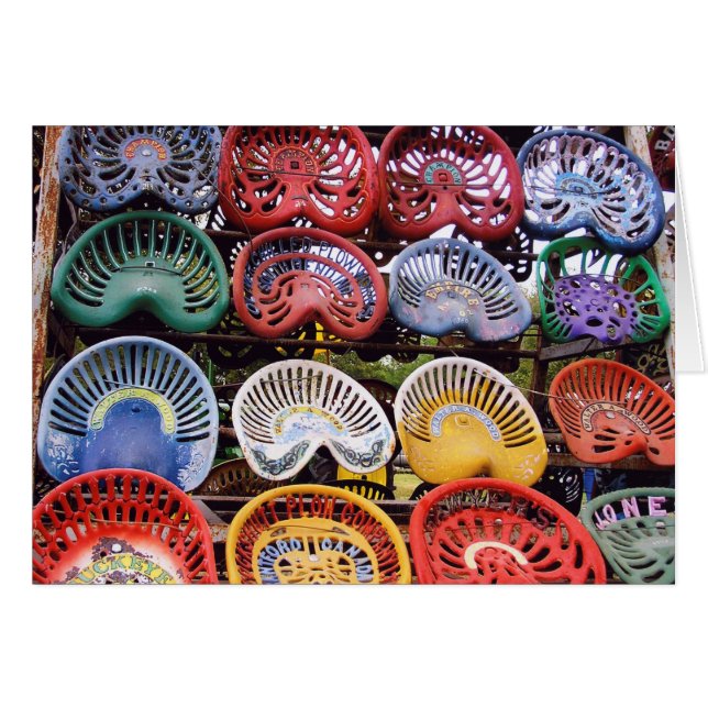 Tractor Seats at Tractor Show (Front Horizontal)
