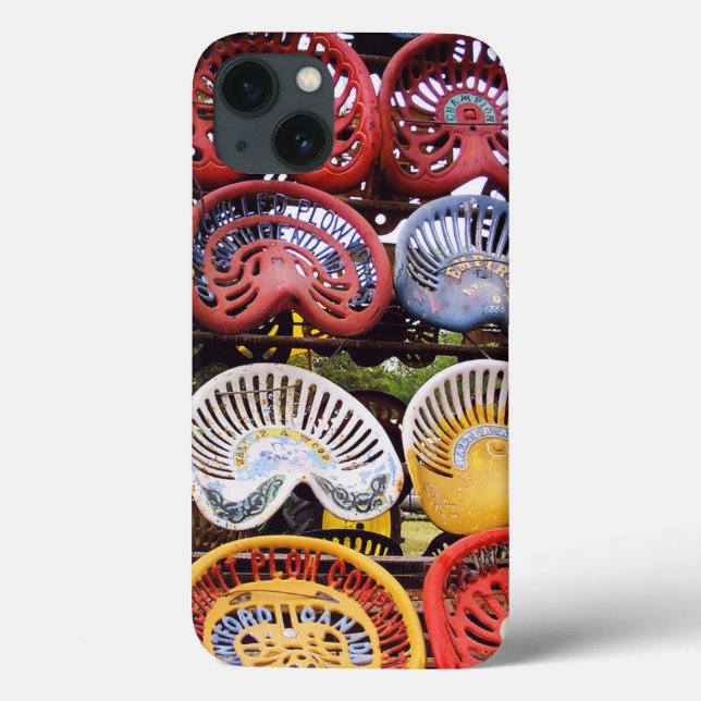Tractor Seats at Tractor Show Case-Mate iPhone Case (Back)