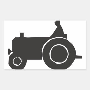Tractor Silhouette Stickers