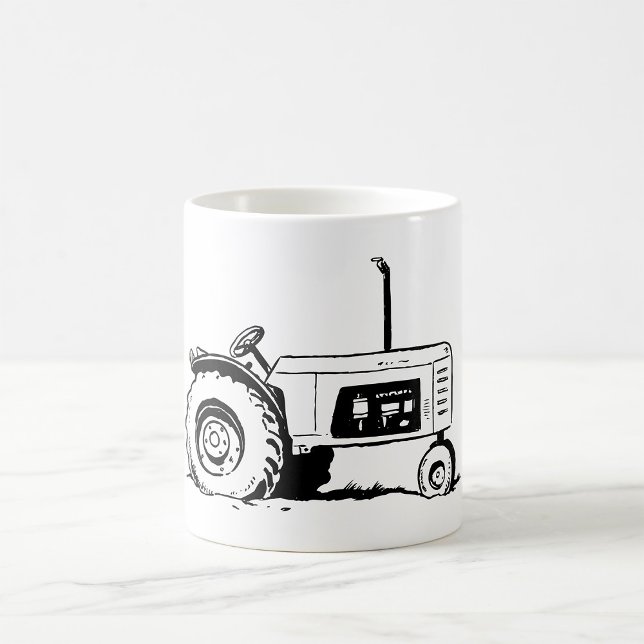 Tractor Sketch Coffee Mug (Creator Uploaded)