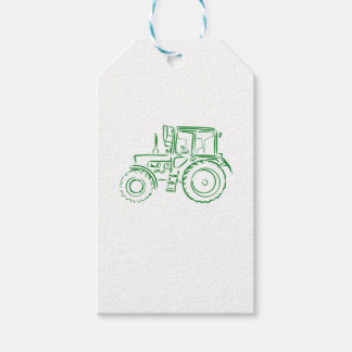 Tractor Sketch Party Favoriser les étiquettes cade