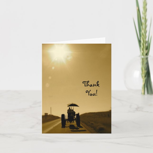 Tractor Thank-You Card (Front)