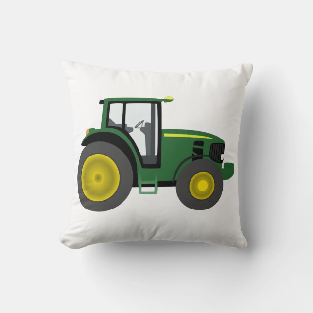 tractor throw pillow (Front)