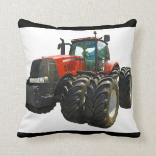 tractor throw pillow