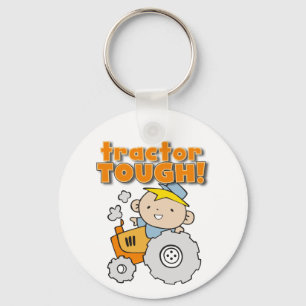 Tractor Tough T-shirts and Gifts Keychain