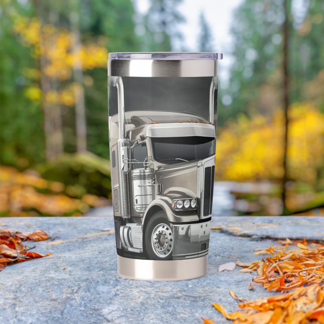Tractor Trailer digital print tumbler (Outdoor)
