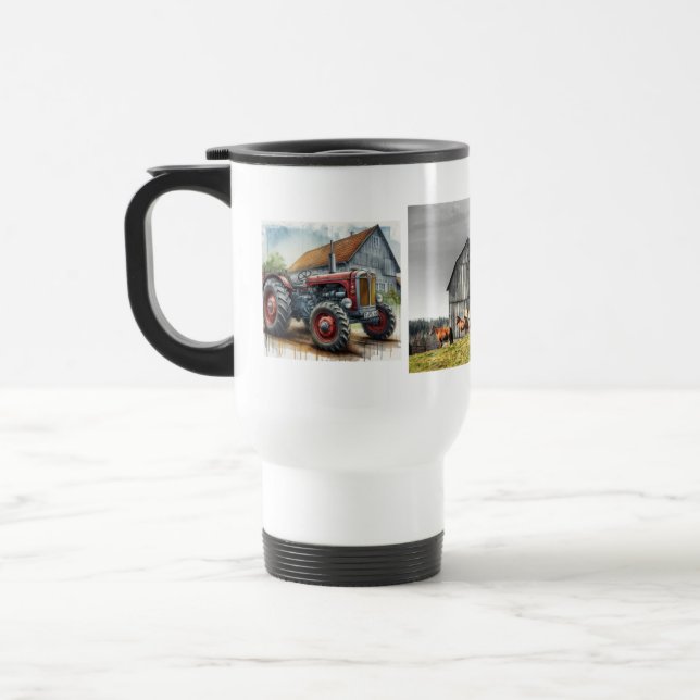 Tractor Travel Mug (Left)