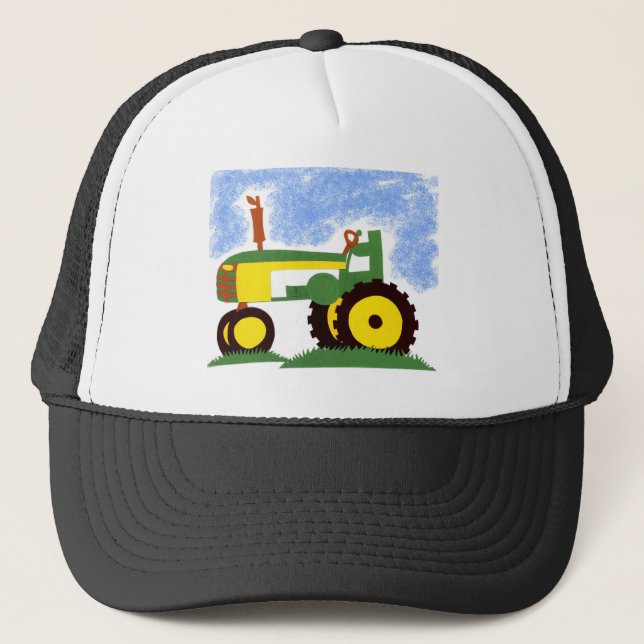 Tractor under Blue Sky Trucker Hat (Front)