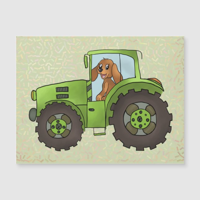 Tractor with dog (Front)