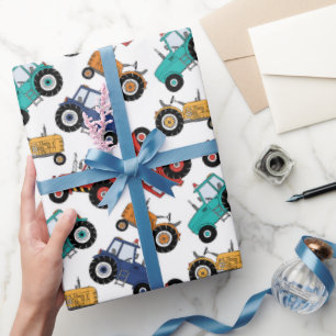 Tractor Wrapping Paper