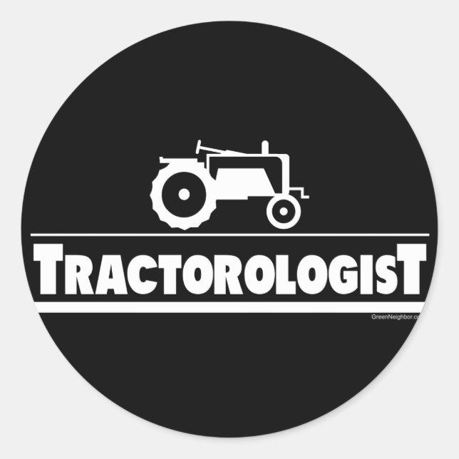 Tractorologist - Tractor Classic Round Sticker (Front)