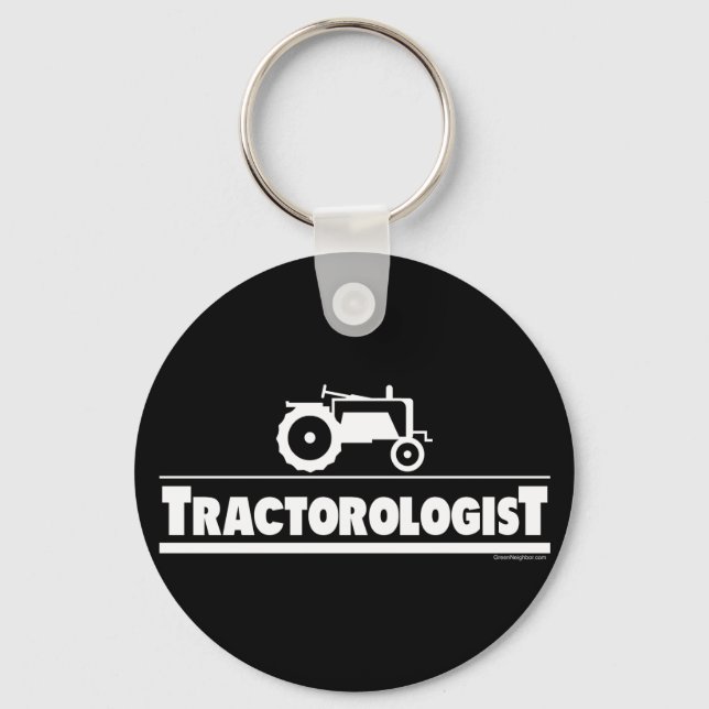 Tractorologist - Tractor Keychain (Front)
